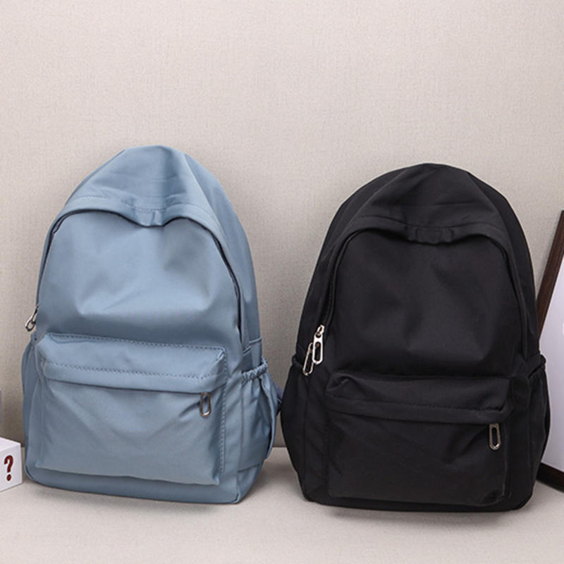 Mochila informal de color liso - Canvas Backpack Casual reseña y precio